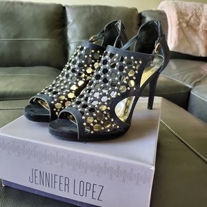 Black Jennifer Lopez heels